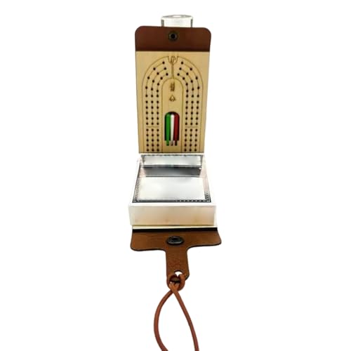 Cartas De – Juego De Juguetes Interactivos De Mesa Con Cubierta Plegable De Cuero PU | Divertidos Juegos De Cartas Para Actividades Sociales, Juegos En Solitario, Vacaciones, Reuniones Familiar