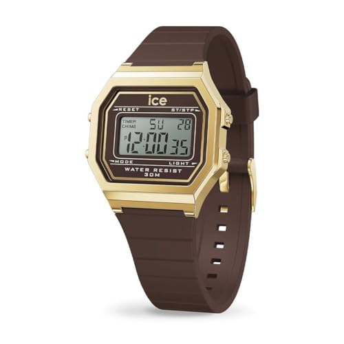 Ice-Watch - ICE digit retro Brown cappuccino - Reloj marrón para Mujer con Correa de polyamide - 022065 (Small)