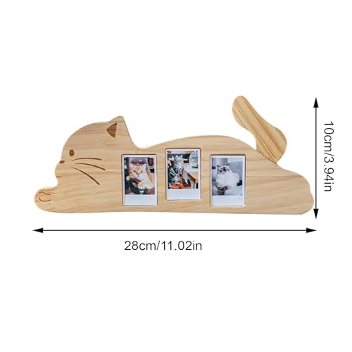 Marco conmemorativo ajustable de madera premium con soporte de fotos de diseño elegante 3
