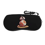 [HTSW] メガネポーチ メガネケース スターウォーズ サングラスメガネ保護 メガネバッグ アクセサリー収納 メタルフック ポータブル ソフト ジッパー付き 防滴傷防止 アクセサリー収納ー スファッション トラベル まつり 誕生日 プレゼント
