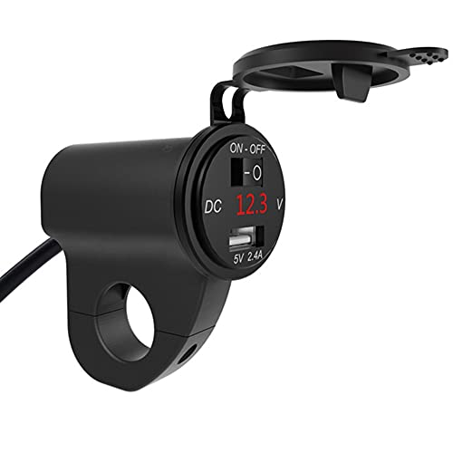 Presa Tipo C Caricabatterie USB Impermeabile per Moto con