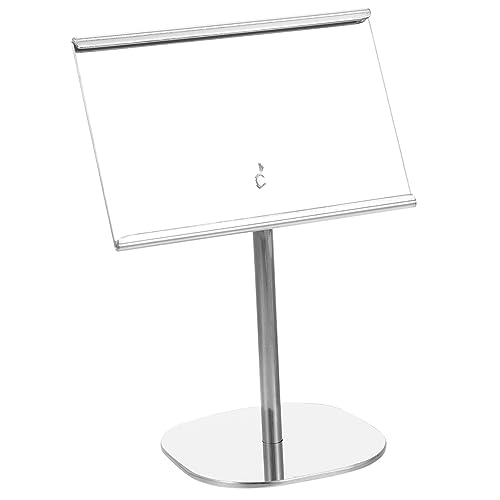 GRIRIW Table Cards Holder for Restaurant Sturdy Hotel Table Stand Memos Clip Ordering Cards Stand