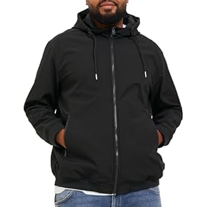 Bestseller A/S JJEBASIC Veste softshell NOOS pour homme, noir, taille M, Noir, M