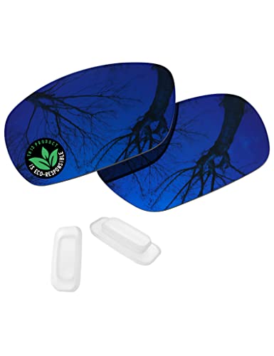 Image of Raydi Polycarbonate Replacement Lenses & Nosepads for Maui Jim Black Coral MJ249 Sunglasses