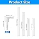 4 Stk Dosierpumpe 1L Sirup für Best Body Nutrition, Dosierspender für Body Nutrition Vital Drink, Pumpspender für Sirup Spender Sirupspender für 28/410 Gewinde Flasche(mit 163/190/210mm Schläuchen)
