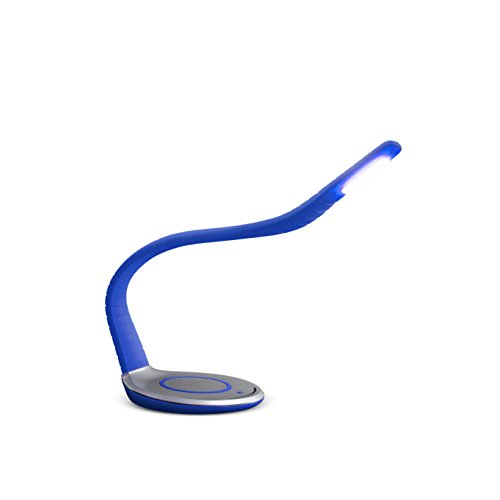 Lampe De Bureau LED TRAE Luni - Forme Lune, 5000K, Noir - Avec Chargeur Sans Fil Qi