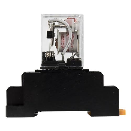 Relais de commutation HH62P AC 110V avec embase de connexion pour tableau - 5