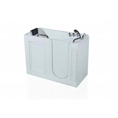 - Domus Möbel - Badewanne 133 x 67 x 101 cm Tür mit Öffnung rechts oder links VS081 (Öffnung links)
