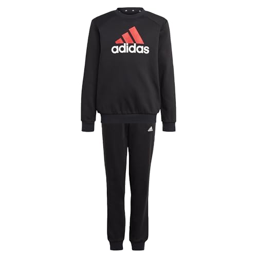 Adidas Essentials big logo fleece jogger set kids en coton doux