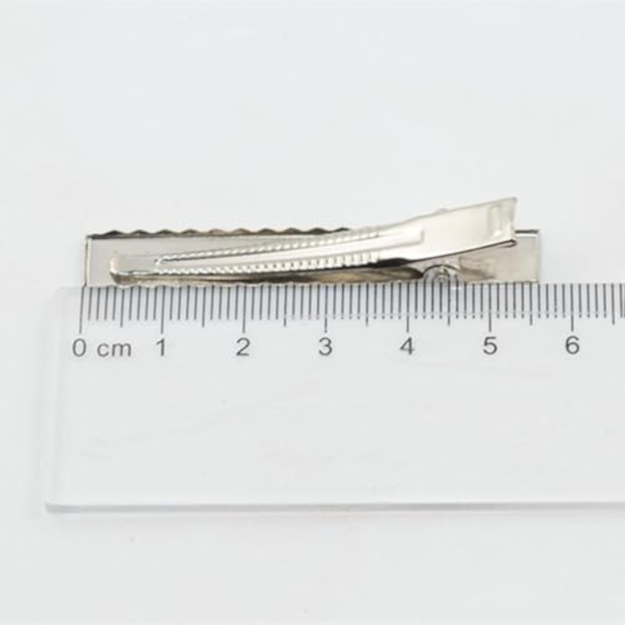6x50pcs Assorted Size Flat Single Prong Metal Alligator Hair Clips