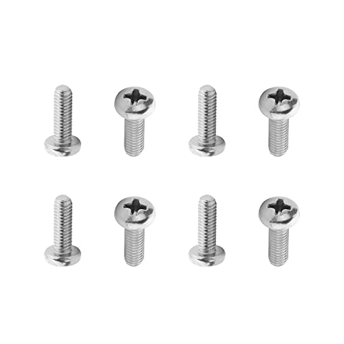 Yinpecly 30Pcs M4-0.7 x 12mm Pan Head Phillips Machine Screws