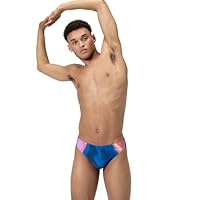 Speedo Print Beachstar Brief 2" Slips de natación para Hombre, Zaffre Blue, 34