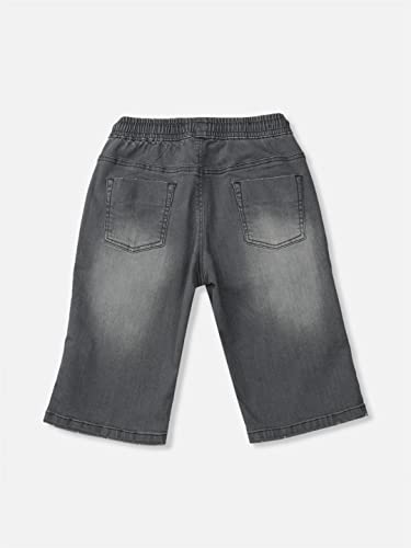 Image of Gini & Jony Boys Yellow Solid Cotton Elasticated Bermuda