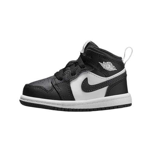Jordan 1 Mid Baby/Toddler Shoes (DQ8425-010, Black/Summit White/Off Noir)