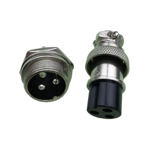 Set 20mm GX20 Conector de Aviación Tornillo 2-8 Pin miniatura 1