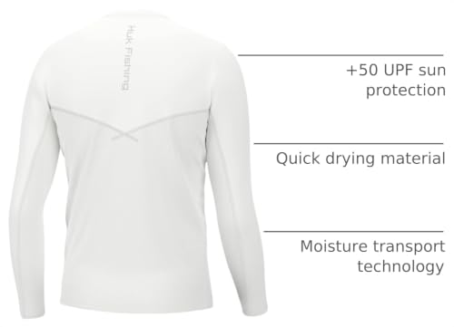 Image of HUK Men's Icon X Long Sleeve Shirt, Performance Fishing Shirt
