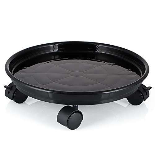 Skelang 30cm Rollbarer Blumentopfständer, Rollbarer Pflanzenständer,...