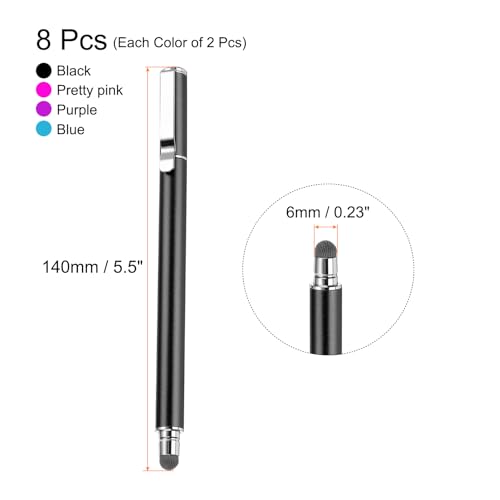 Stylets universels anti-traces pour écrans tactiles de téléphones et tablettes - 2