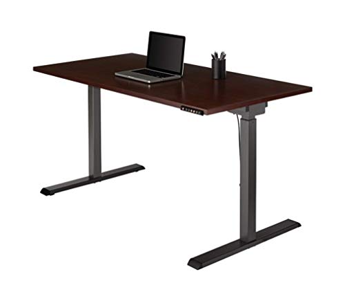 Image of Realspace Magellan Performance Electric 60 inch W Height-Adjustable Standing Desk, Cherry