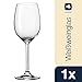 LEONARDO HOME Daily Weißwein-Glas, 1 Stück, Weißwein-Kelch mit Stiel, spülmaschinenfestes Wein-Glas, 370 ml, 063315