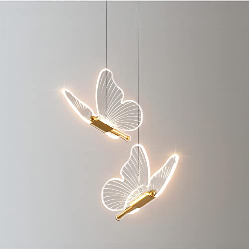 Generic 001 2 Lights Modern Creative Butterfly Led Pendant Light cover