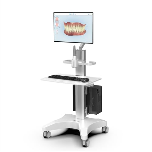 Mobile Medical Trolley Dental Cart with Pneumatic Arm & Oral Scanner...