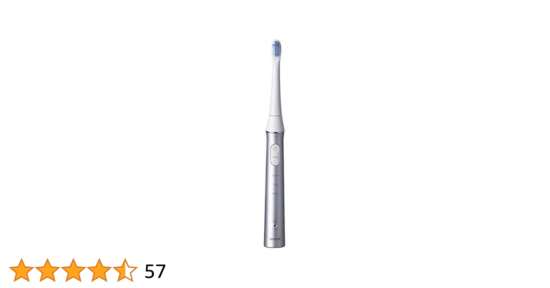 OMRON Mediclean 322 電動歯ブラシ本体 メディクリーン オムロン 音波式電動歯ブラシ ケース付き 充電式