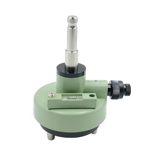Green Three-Jaw Tribrach Adapter with Optical Plummet Level Bubble Replacement Prism Total Station GPS Surveying Adaptor
