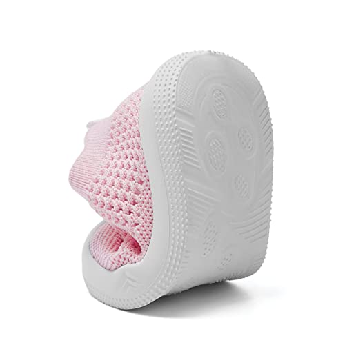Image of Eashi Baby Boy Girl Non-Skid Indoor Infant Walking Shoes Breathable Warm Elastic Sock Shoes with Memory Sole Protect Toes Outdoor Sneakers