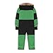Kids Snow Suit Girls Boys One Piece Toddler Snow Suit Girls Fashion Waterproof Windproof Clothes Winter Outdoor Fleece Thickened Ski Suits With Pockets Green-100