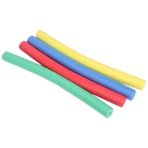 Toddmomy 4 Bastoni in Spugna Leggeri per Giochi All'aperto e Attività di Gruppo, Bastoni da Staffetta per Bambini, Giocattoli Versatili per Attività Ricreative