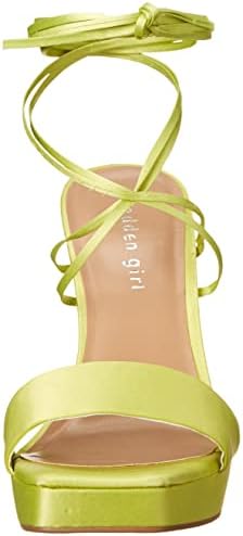 Madden Girl Women's Zorra Heeled Sandal, Lime, 6 | Image 1