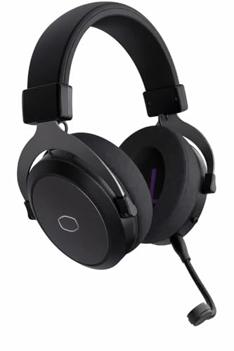 Headset Gamer Sem Fio Cooler Master CH351, Driver 50mm, Microfone Destacável, Preto