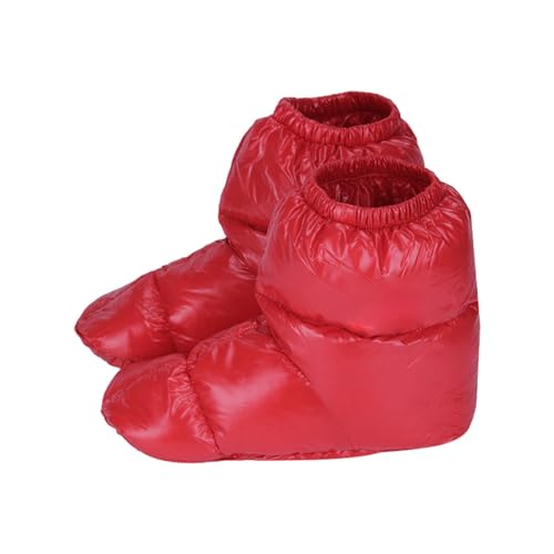 Generic 1 par de chinelos de inverno para baixo botas de neve botas quentes sapatos pés capa meias p