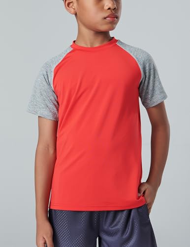 Image of 5 Pack Youth Boys Athletic Dry Fit T Shirts
