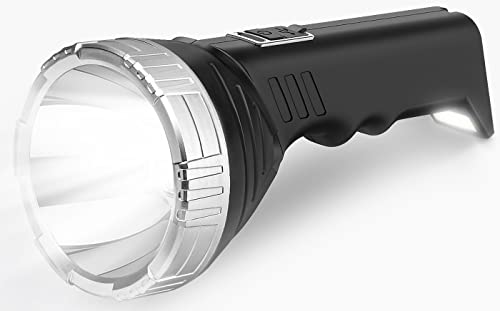 Guiseapue Linternas LED Alta Potencia, 4 Modos de Luz, LED Linterna Led Recargable Ultra Potente, foco Regulable para Cortes de Energía, Senderismo, Emergencias, Apagones Cover