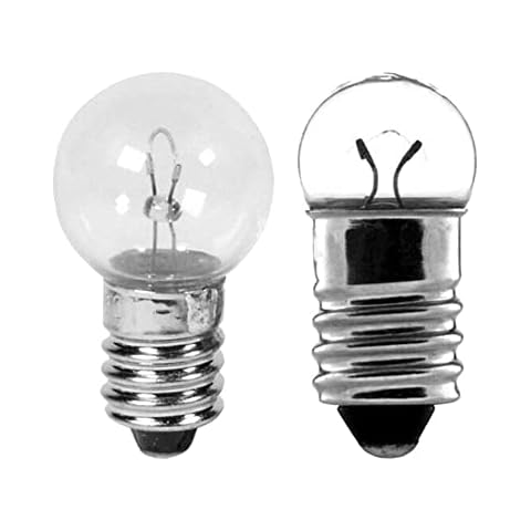 cyclingcolors UNIVERSAL BIKE BULB SET : REAR + FRONT 6V 0.6W + 2.4W VINTAGE OLD LAMP DYNAMO LIGHT HEADLIGHT REPLACEMENT BULBS E10 CYCLE BICYCLE MTB MOUNTAIN BIKE FIXIE Cover