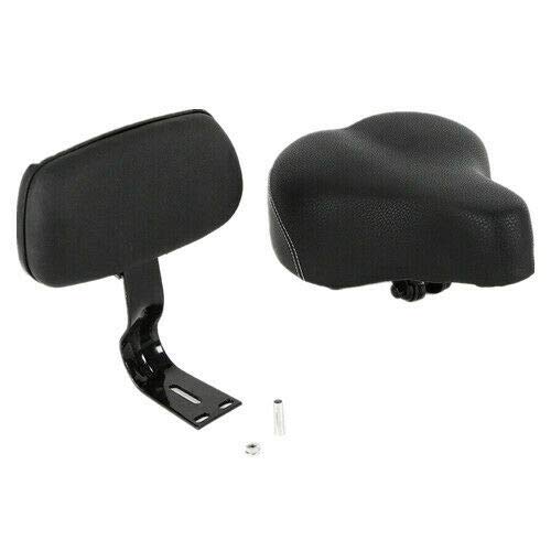 Selle De Vélo Confort Avec Dossier - Dimensions Siège 25x22 Cm, Dossier 20x12 Cm, Matériau PU - Pour Vélo, Tricycle, Véhicule électrique - 3