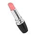 ZJchao Face Massager, Lipstick Massager Portable Black Lipstick Shape Vibration Face Massage Wand Handheld Eye Massager to and Firm Skin Eye Wand for Eye Women Daily Skincare Tools