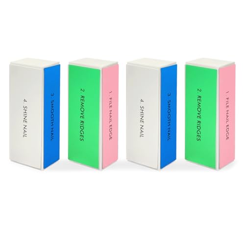 4-Piece Square Sponge Nail Buffer Block Set