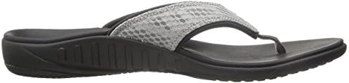 Spenco Women's Breeze Sandal Slide, Black/Silver, 8 M US | Image 5