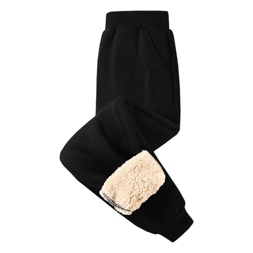 Thermohose Kinder Winter Gefüttert Fleece Thermo Hose Hohe...