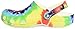 Crocs Unisex Classic Tie Dye Clog | Comfortable Slip On Water Shoes, Multi, 9 US Women