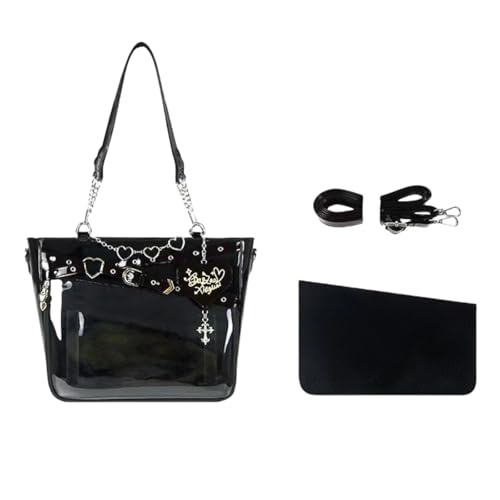 Bolso Cruzado Love-Chains Ita con Cadena y Gran Capacidad miniatura 1
