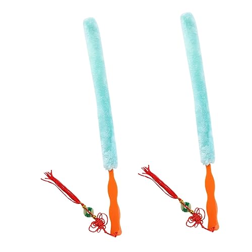 GOOHOCHY 2Pcs Cleaning Brushes Soft Rabbit Hair Bristles for Dust Removal Cleaning Supplies for and Other Musical Instruments Blue Color