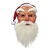 Headgear Party Santa Latex Christmas Halloween Day Performance Mask Élastique pour Enfant (as Shown, One Size)