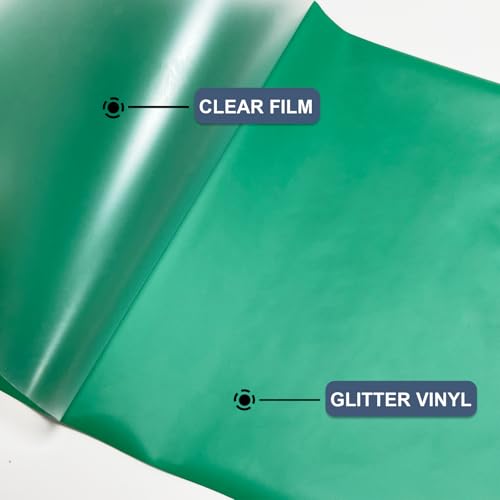 Image of Green Heat Transfer Vinyl HTV Roll 12 inch x 15ft. | Easy to Cut, Weed & Transfer, Iron On Vinyl for Cricut, Silhouette Cameo & Other Craft Cutter Cutting Machine