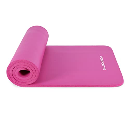 MSPORTS Gymnastikmatte Studio 183 x 61 x 1,0 oder 1,5 cm | inkl....