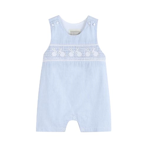 Image of Lil cactus Boys Baby and Toddler Easter Bunny Shortalls