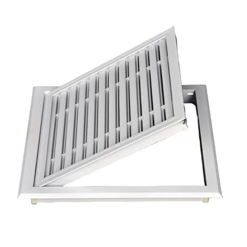 Grille de ventilation décorative à charnières pour l'accès aux combles - 2
